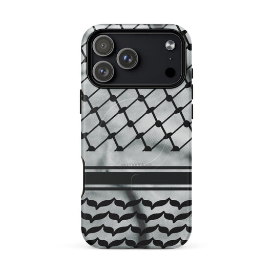 Keffiyeh Pattern iPhone Case by Warrior Ink Apparel