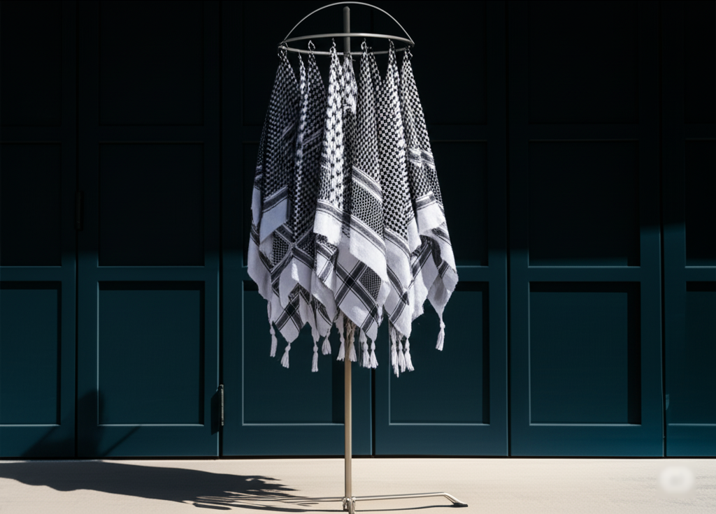 Palestine Keffiyeh Warrior Ink Apparel Tee