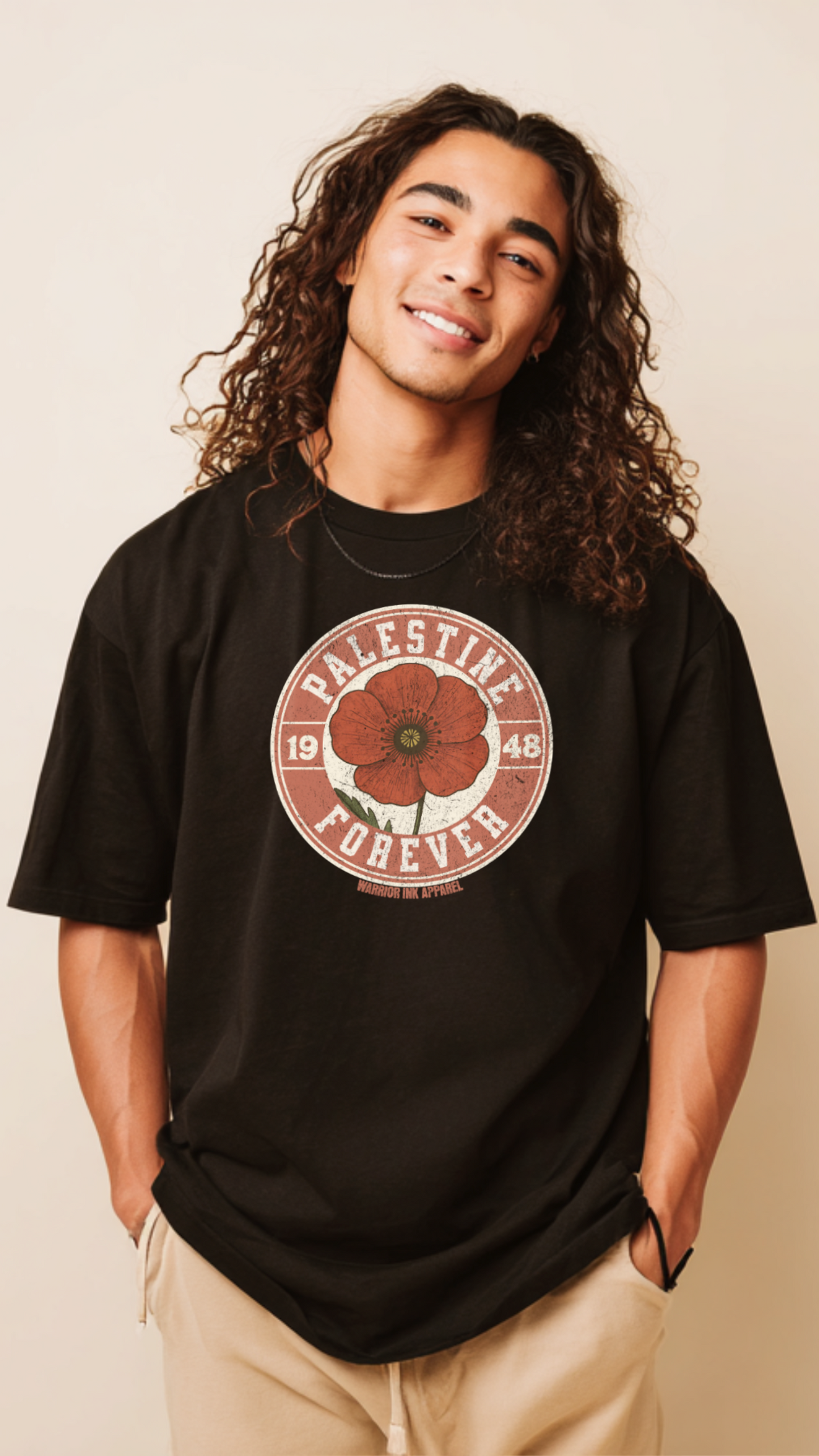 PALESTINE FOREVER 1948 – HEAVYWEIGHT VINTAGE TEE