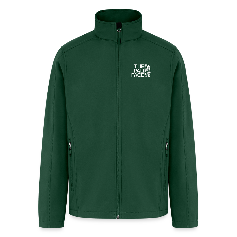 THE PALI FACE – PALESTINE SOFT SHELL JACKET - forest green