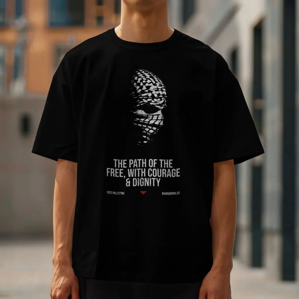 Path of the Free Tee | Palestinian Courage & Dignity Shirt Warrior Ink