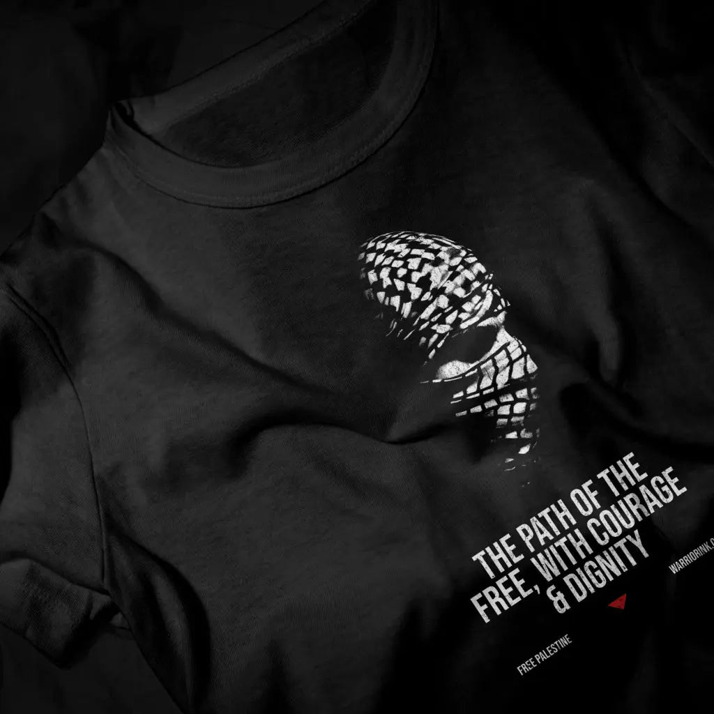 Path of the Free Tee | Palestinian Courage & Dignity Shirt Warrior Ink