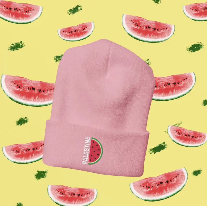 PALESTINE WATERMELON BEANIE Warrior Ink