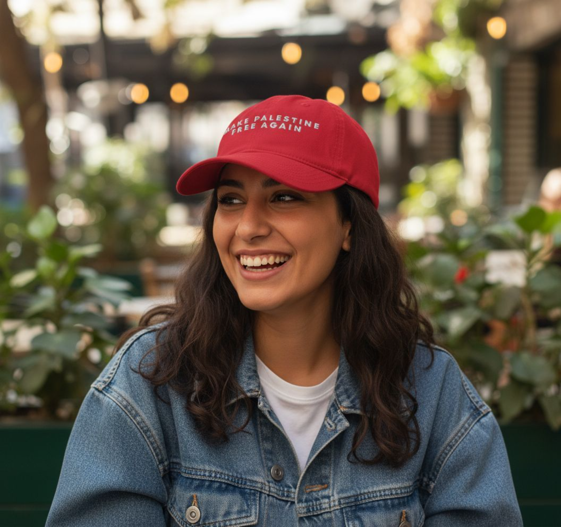 Make Palestine Free Again dad hat by Warrior Ink Apparel