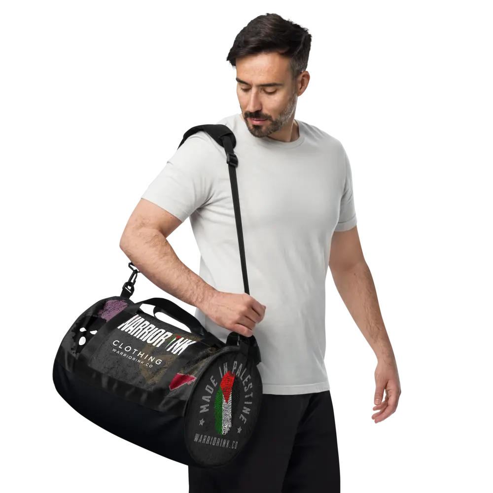 Warrior Ink Gym Bag - Durable, Stylish, and Ready for Action - Palestine Warrior Ink