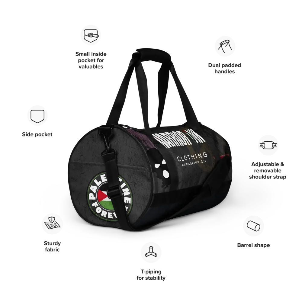 Warrior Ink Gym Bag - Durable, Stylish, and Ready for Action - Palestine Warrior Ink