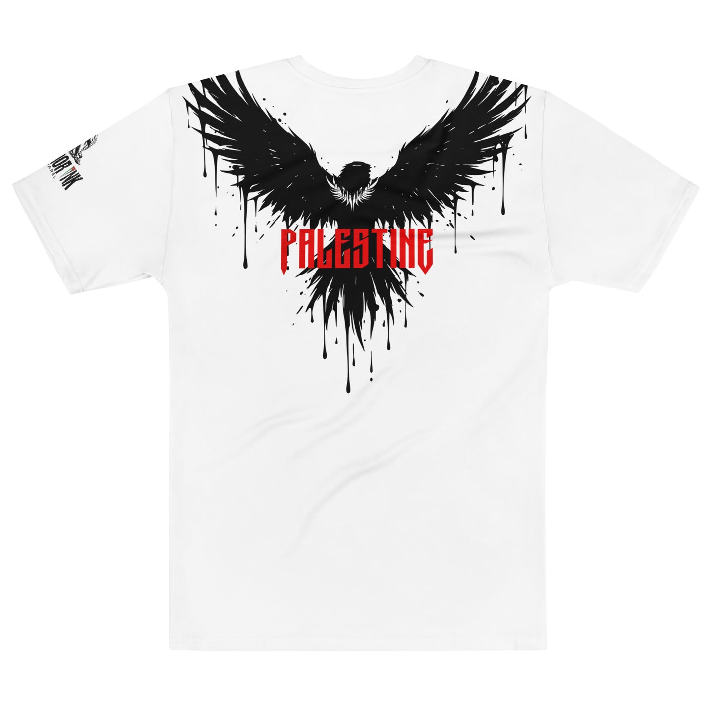 Palestine Resilient t-shirt with eagle graphic by Warrior Ink Apparel