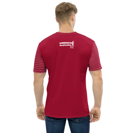 Saraya Brigade Red & White Men’s Tee - Palestine Warrior Ink