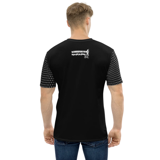 Saraya Brigade Black & White Men’s Tee - Palestine Warrior Ink