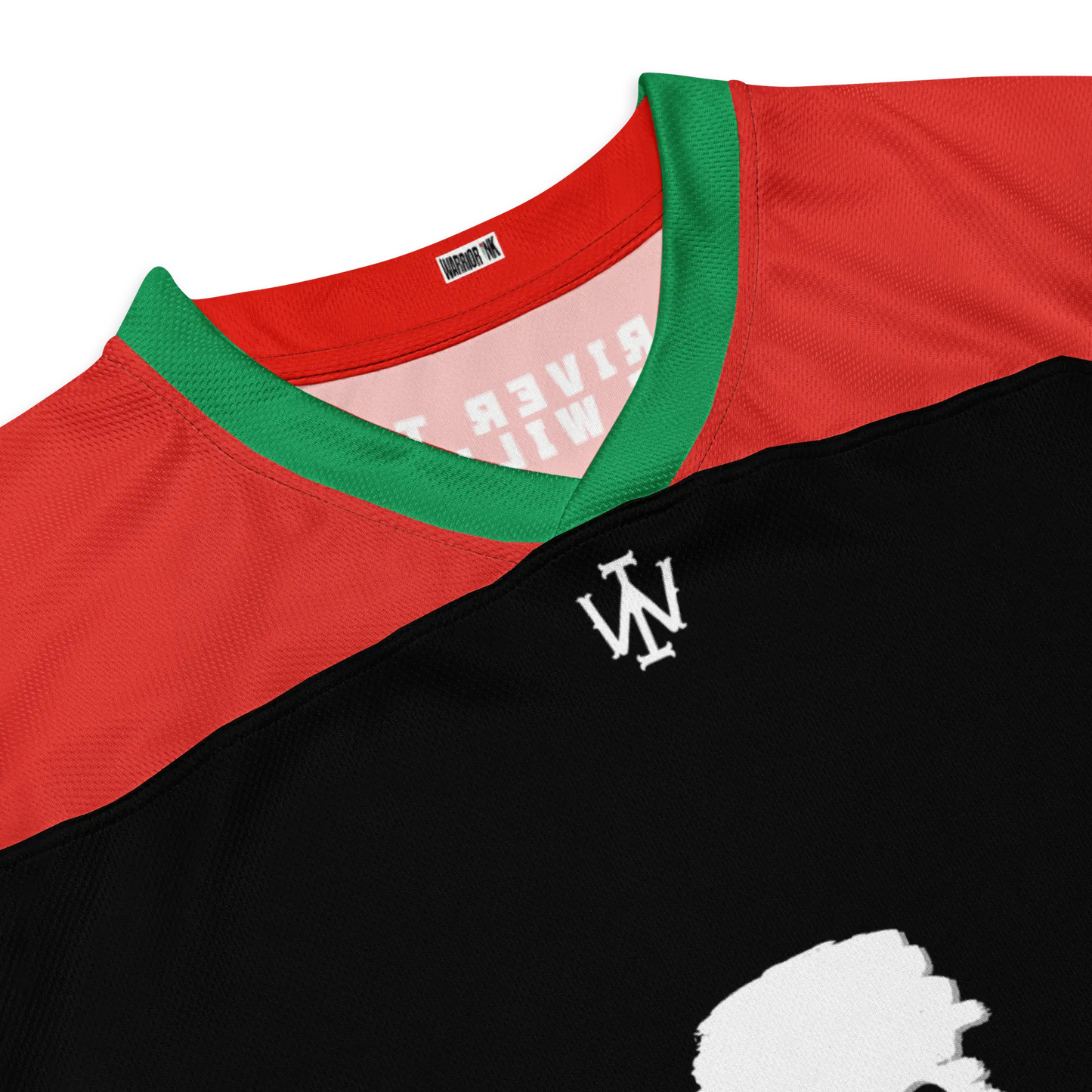 Palestine hockey jersey home in black with customizable name and number
