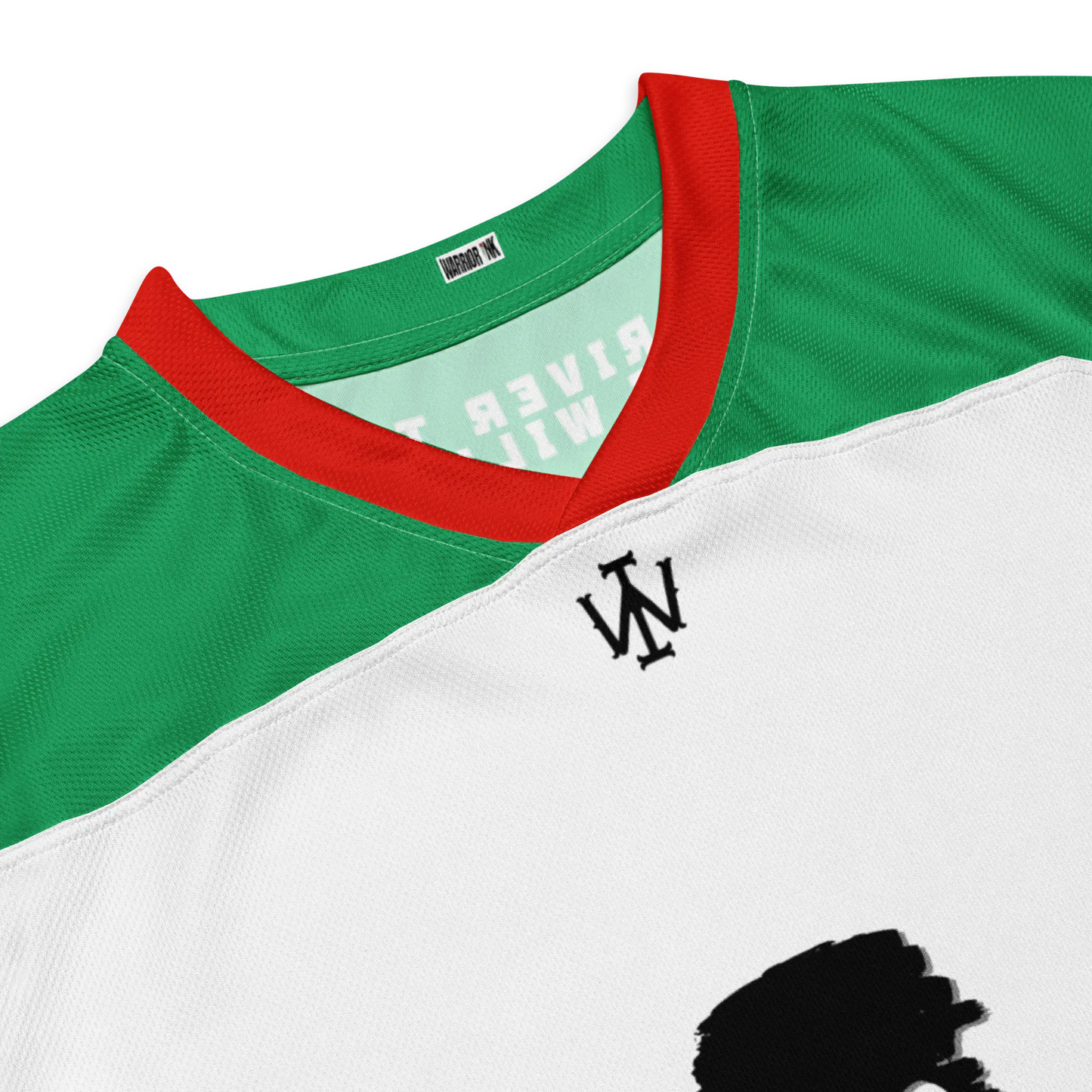 Palestine hockey jersey away in white with name and number customization