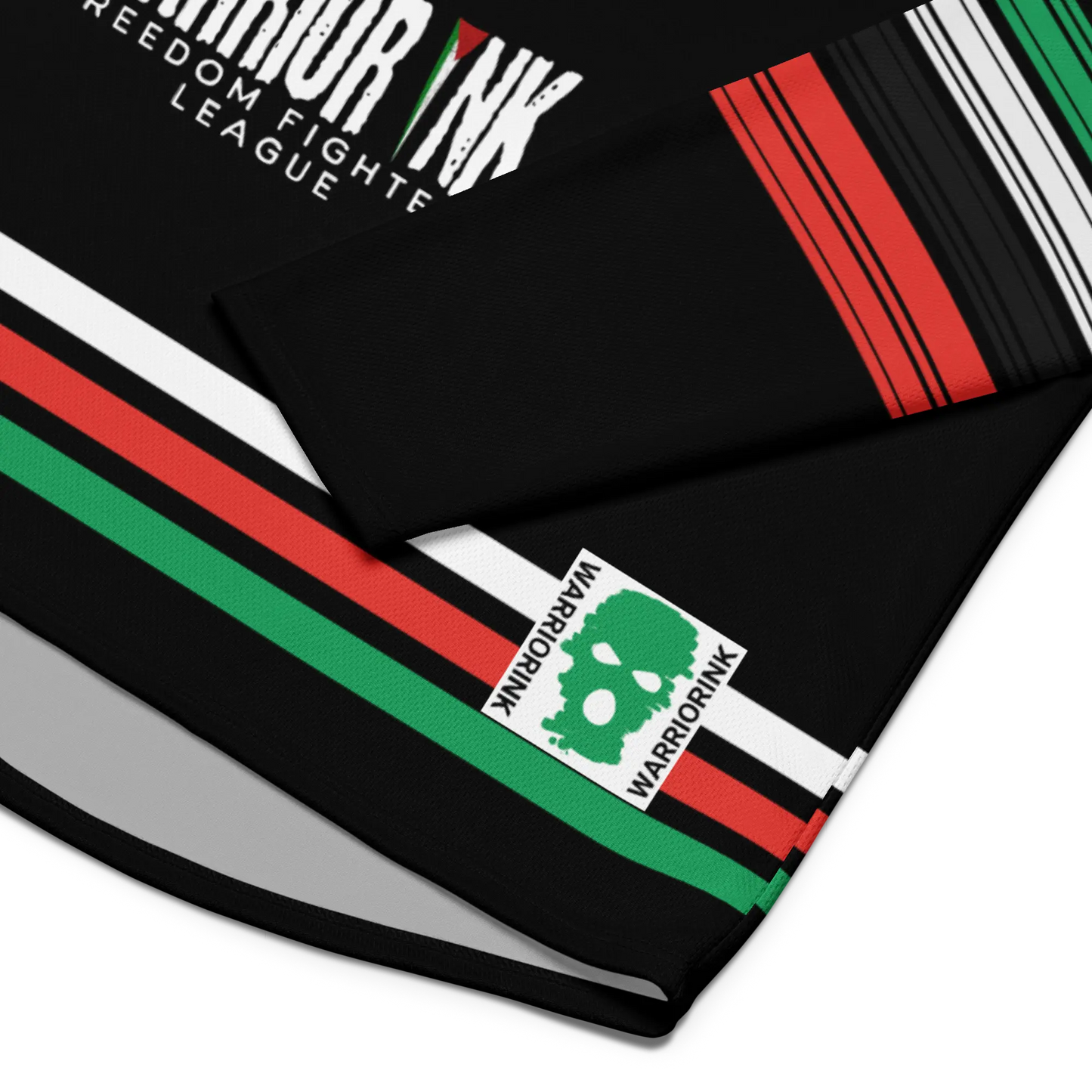 Palestine hockey jersey home in black with customizable name and number