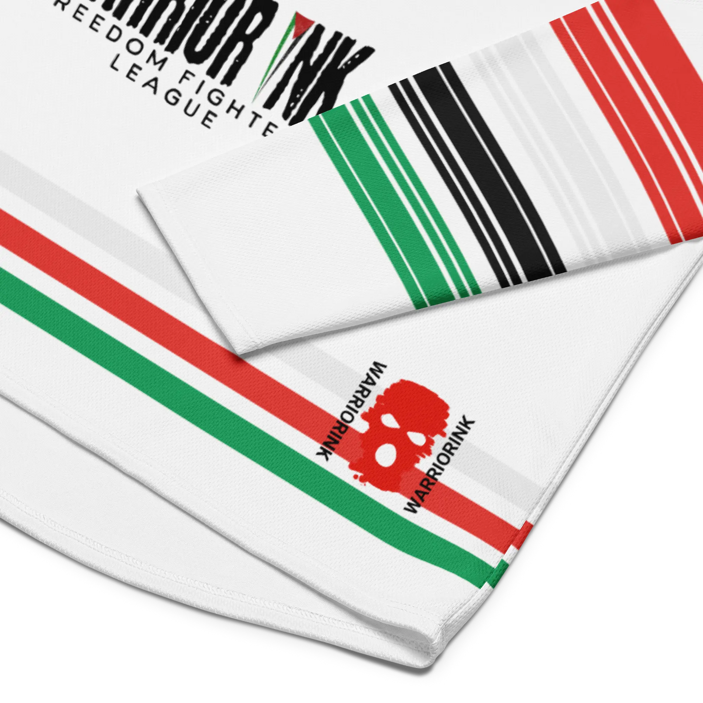 Palestine hockey jersey away in white with name and number customization