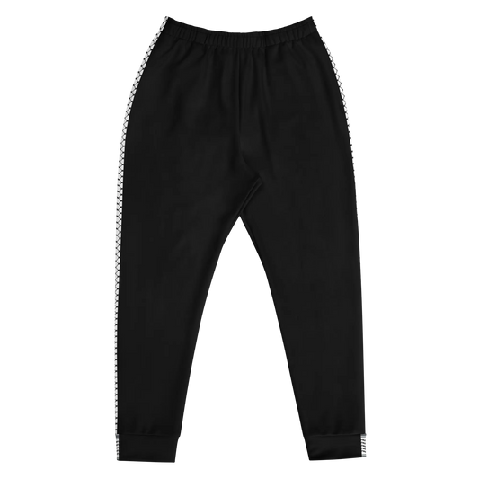Palestine men’s black keffiyah joggers by Warrior Ink Apparel
