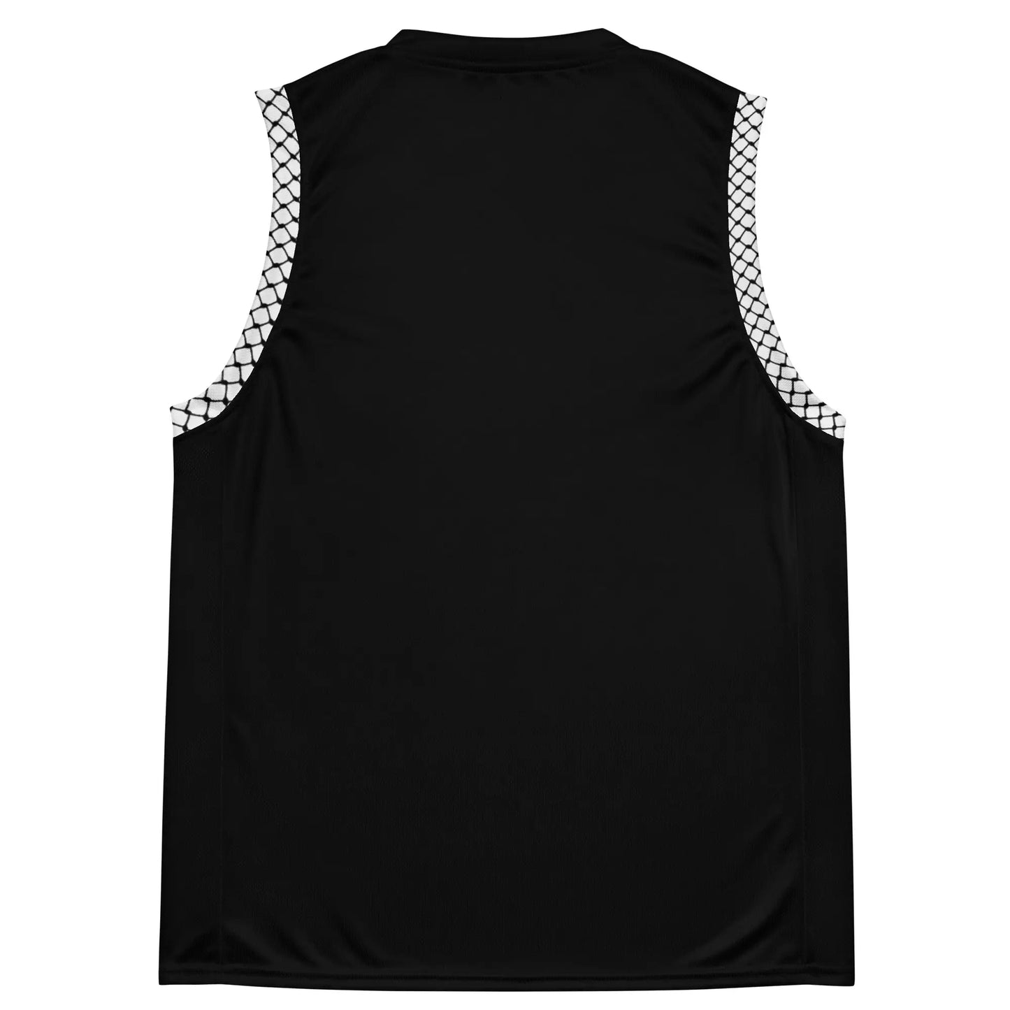 Palestine basketball jersey in black with keffiyeh and map design