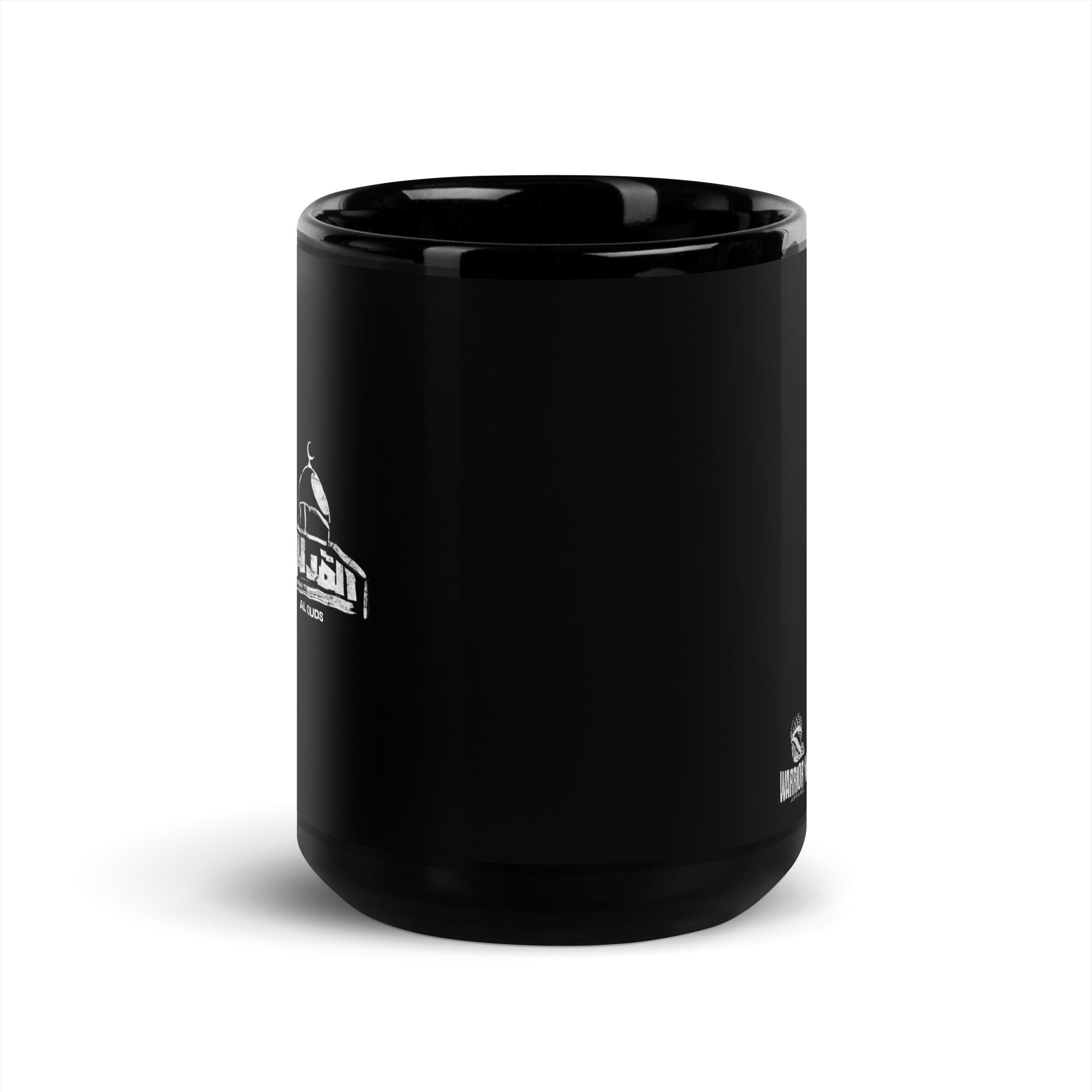 Al Quds black mug by Warrior Ink Apparel