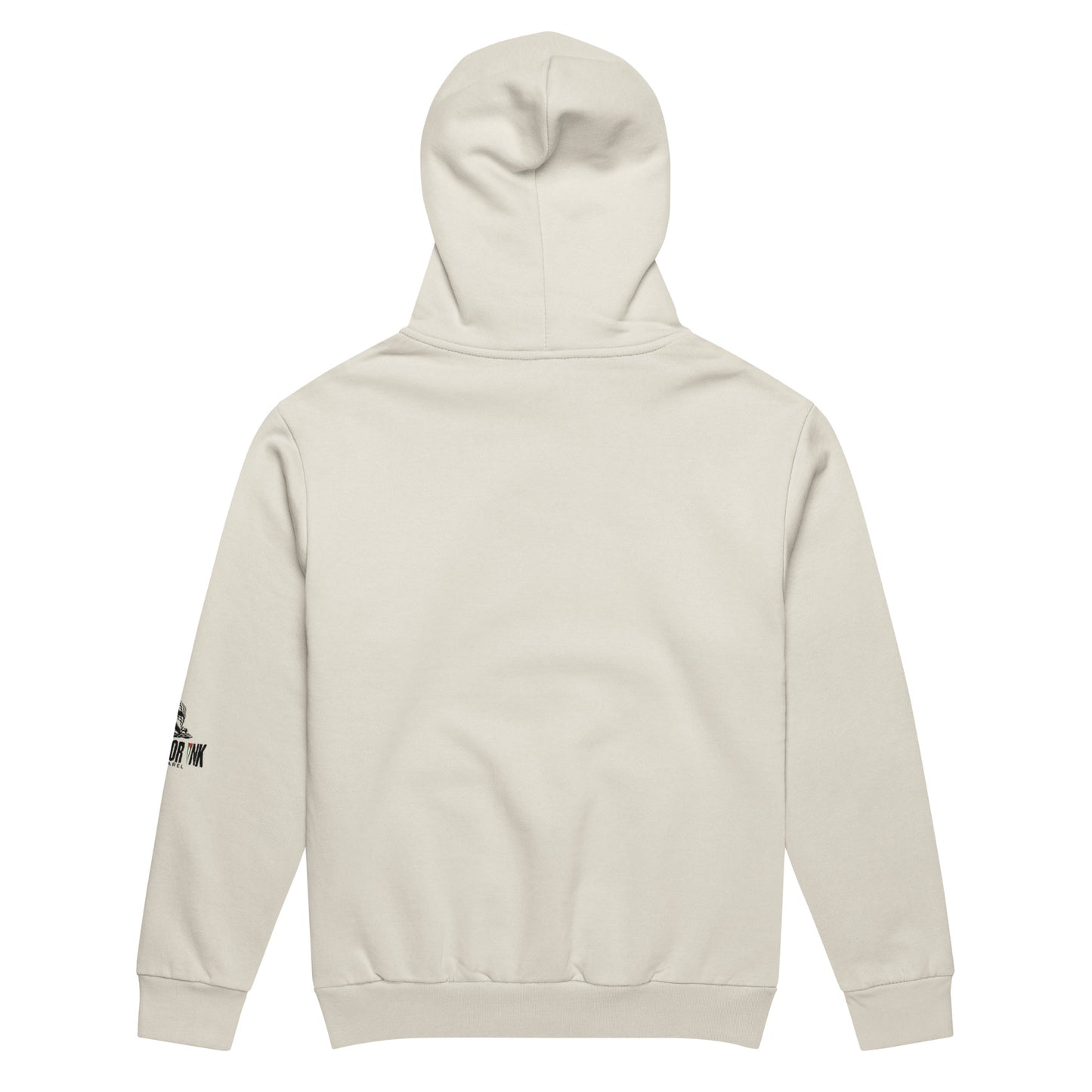 Heavyweight oversized hoodie with bold varsity-style PALESTINE text by Warrior Ink Apparel