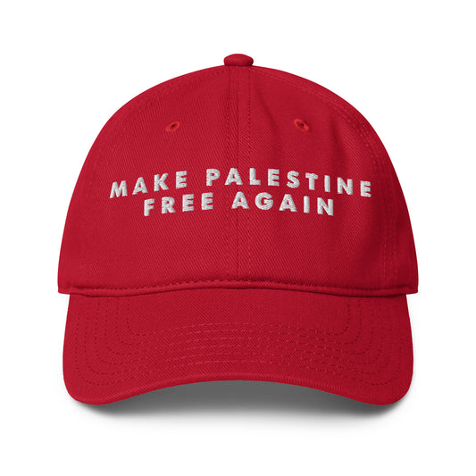 Make Palestine Free Again dad hat by Warrior Ink Apparel