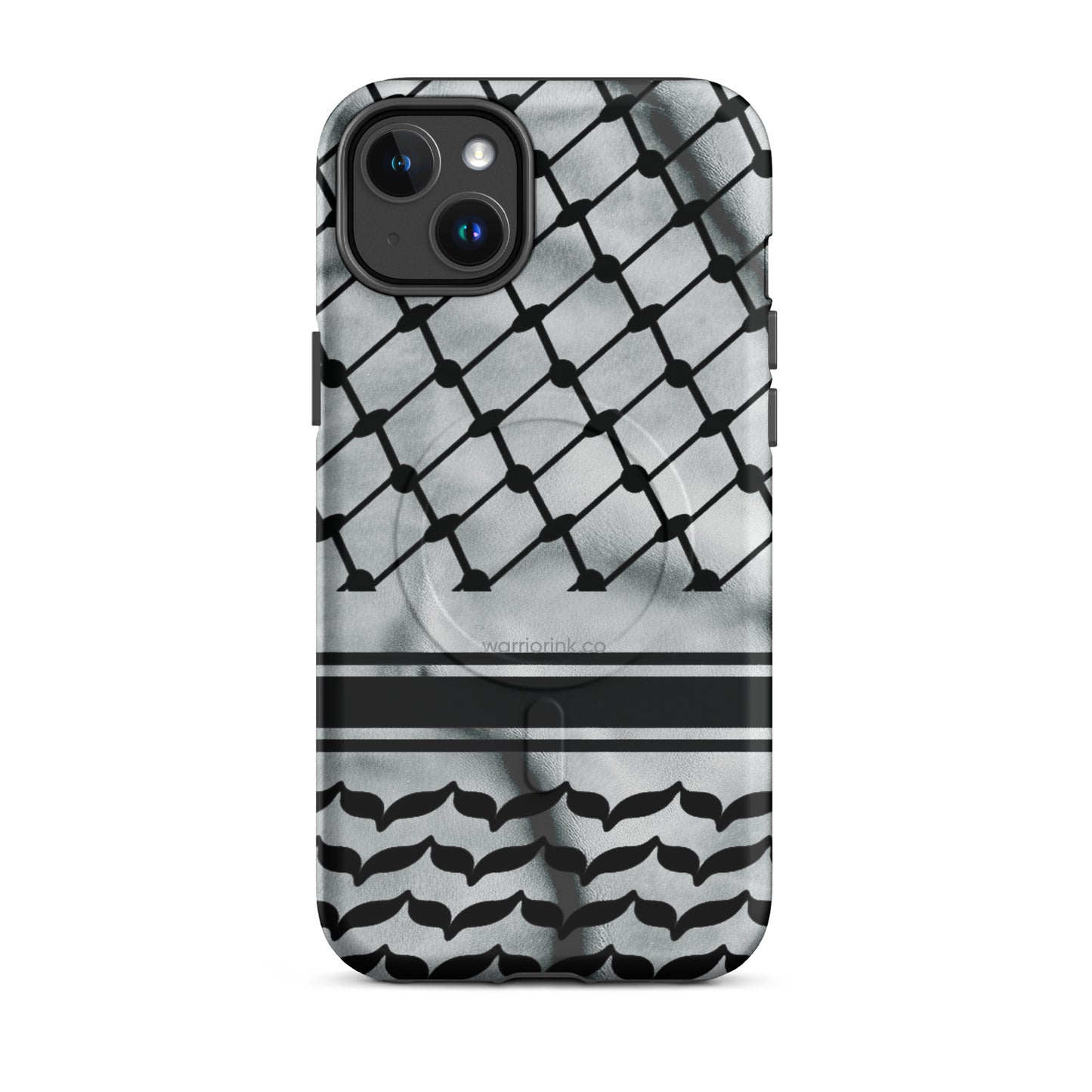 Keffiyeh Pattern iPhone Case by Warrior Ink Apparel