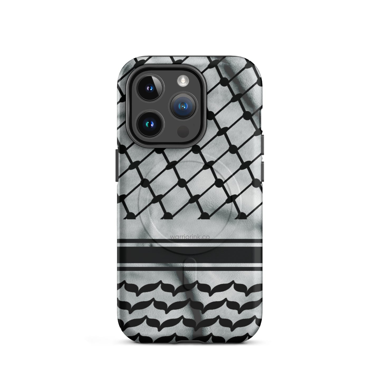 Keffiyeh Pattern iPhone Case by Warrior Ink Apparel
