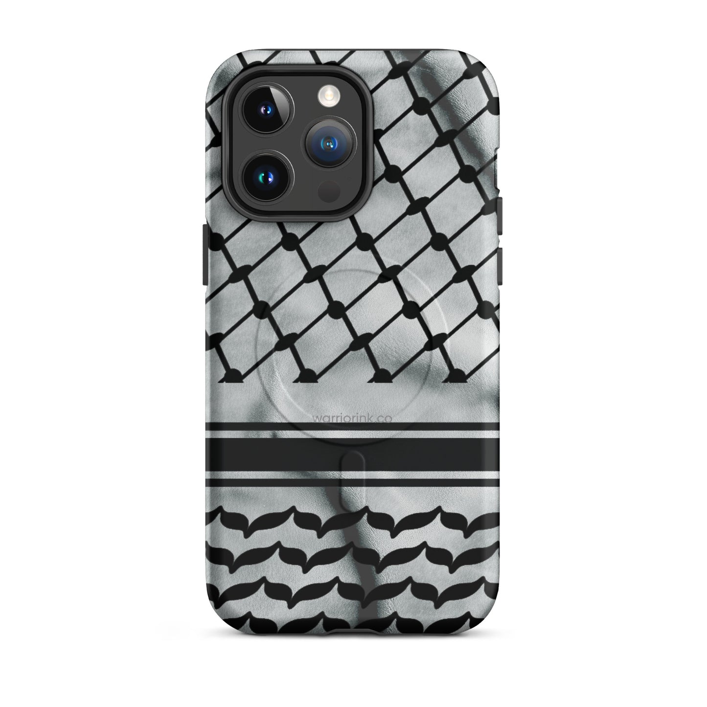 Keffiyeh Pattern iPhone Case by Warrior Ink Apparel