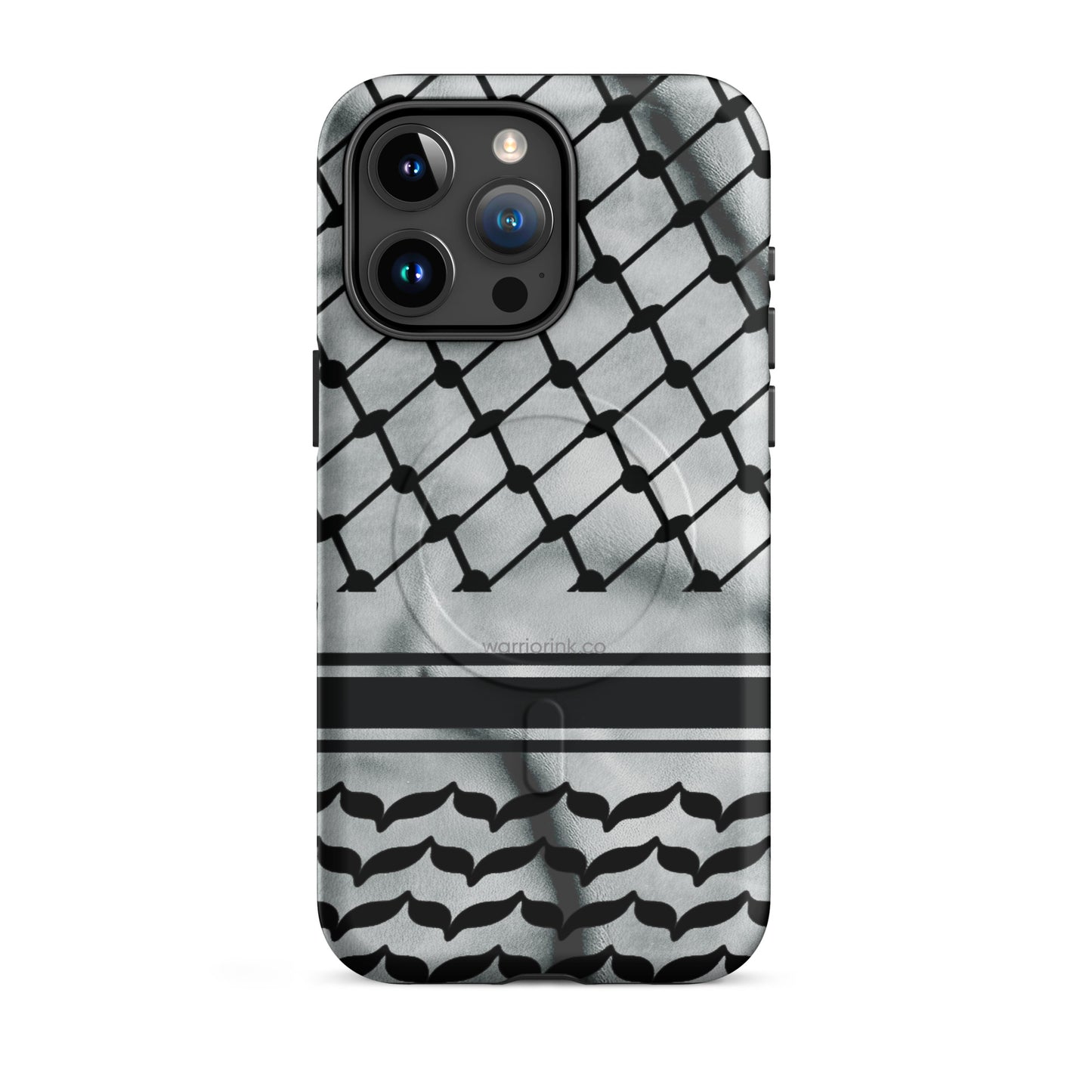 Keffiyeh Pattern iPhone Case by Warrior Ink Apparel
