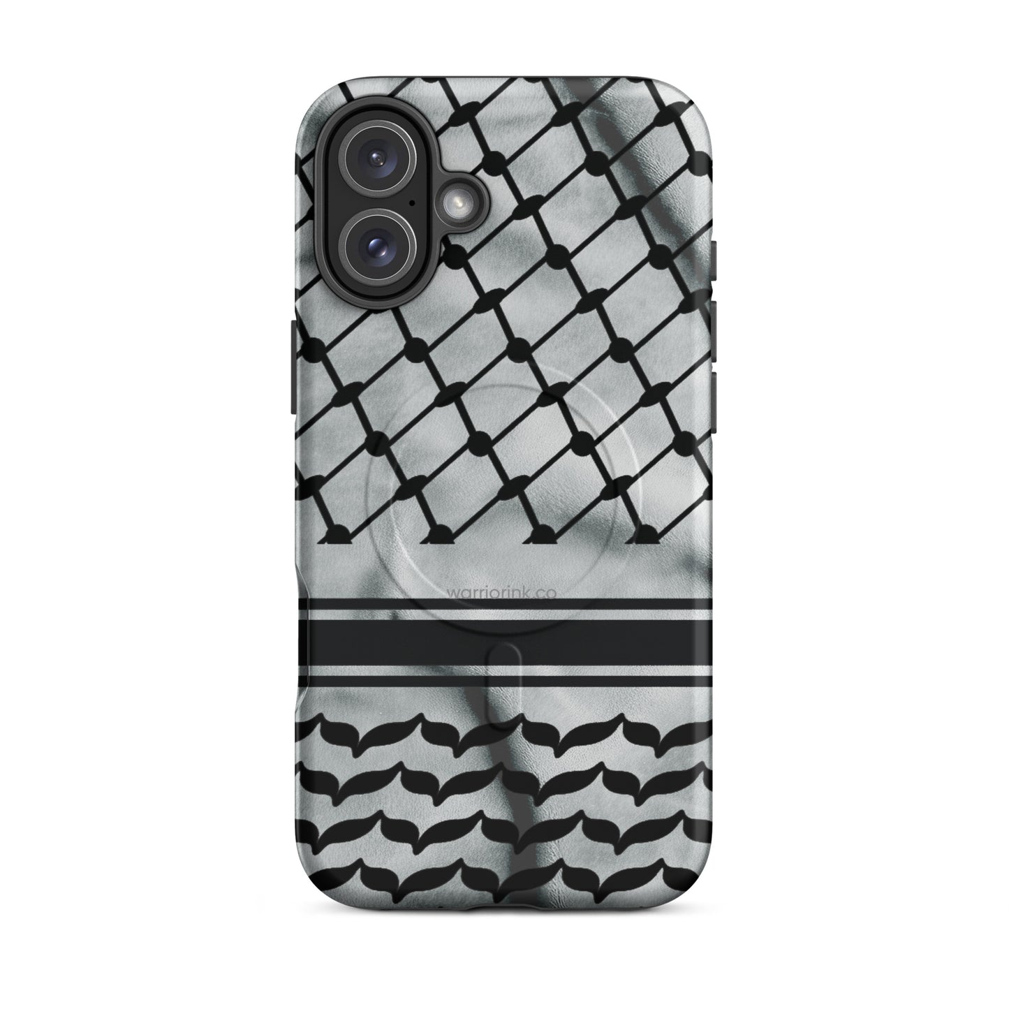 Keffiyeh Pattern iPhone Case by Warrior Ink Apparel