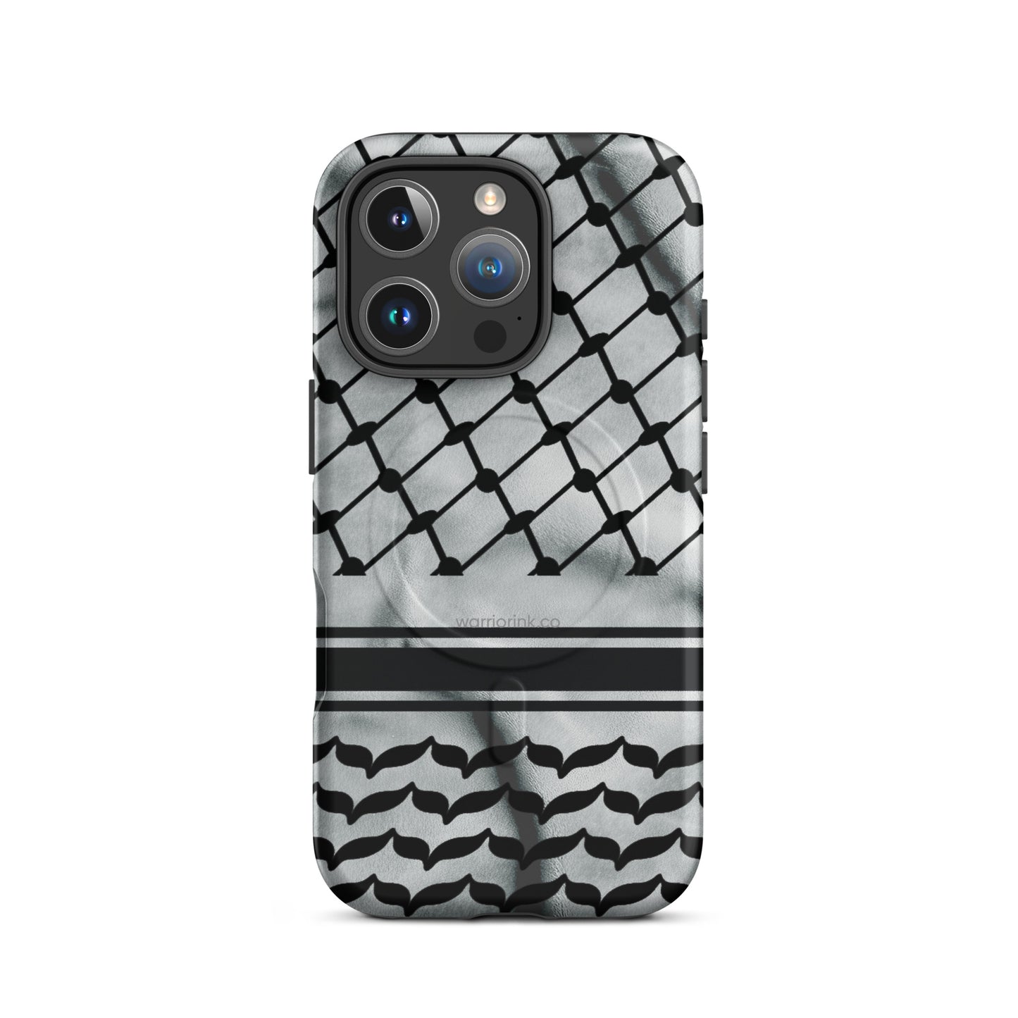 Keffiyeh Pattern iPhone Case by Warrior Ink Apparel