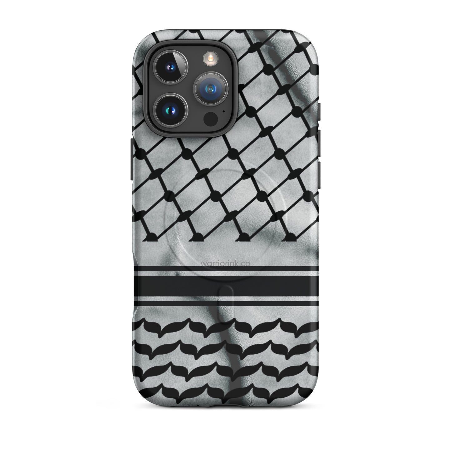 Keffiyeh Pattern iPhone Case by Warrior Ink Apparel