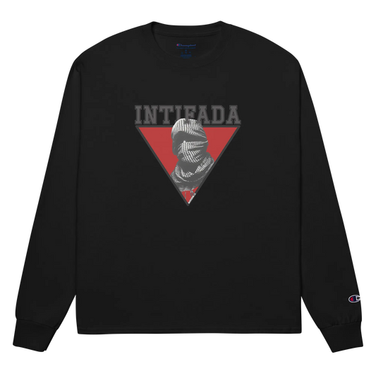 INTIFADA Men's Long Sleeve Shirt - Palestine Warrior Ink