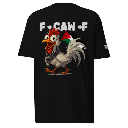 F-CAW-F Palestine rooster tee by Warrior Ink Apparel