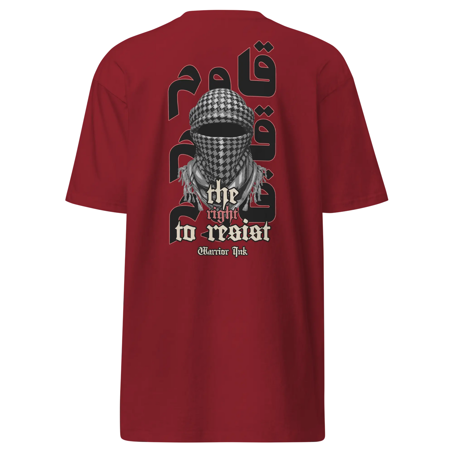The Right To Resist Men’s Premium Tee - Palestine Warrior Ink