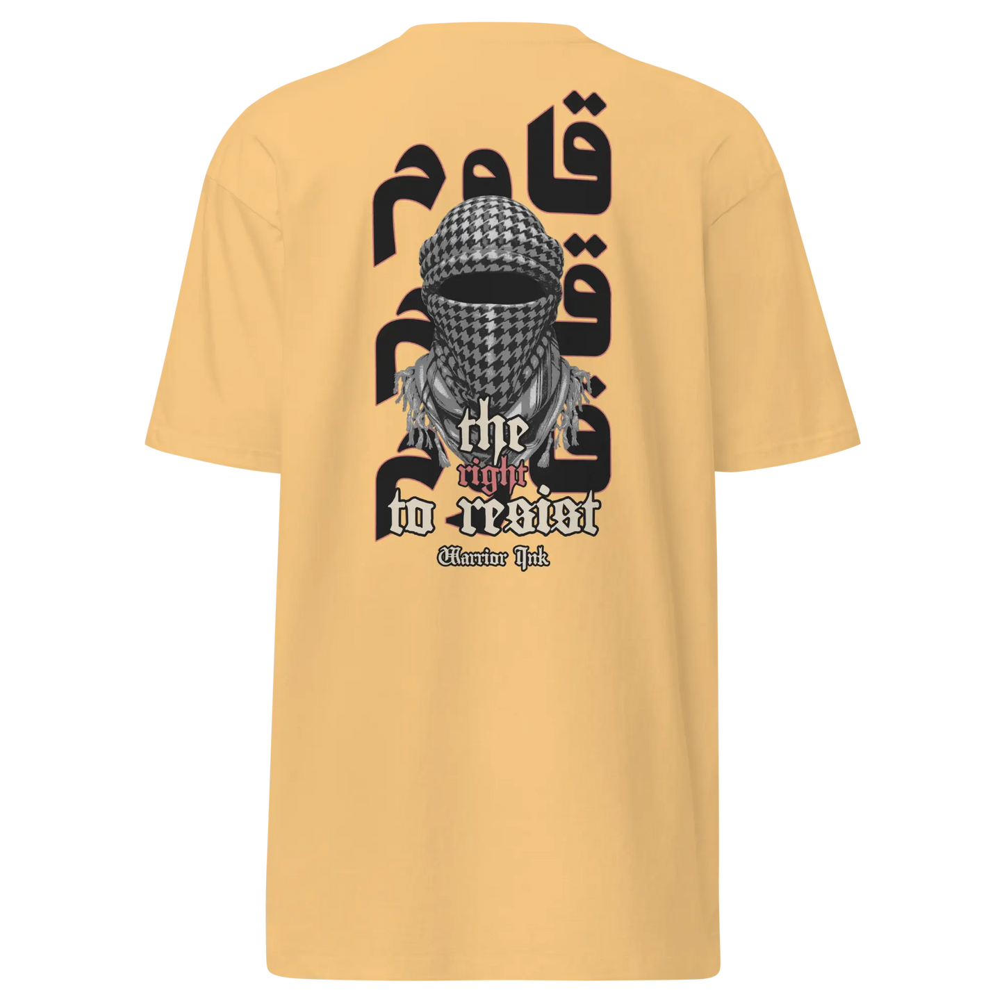 The Right To Resist Men’s Premium Tee - Palestine Warrior Ink