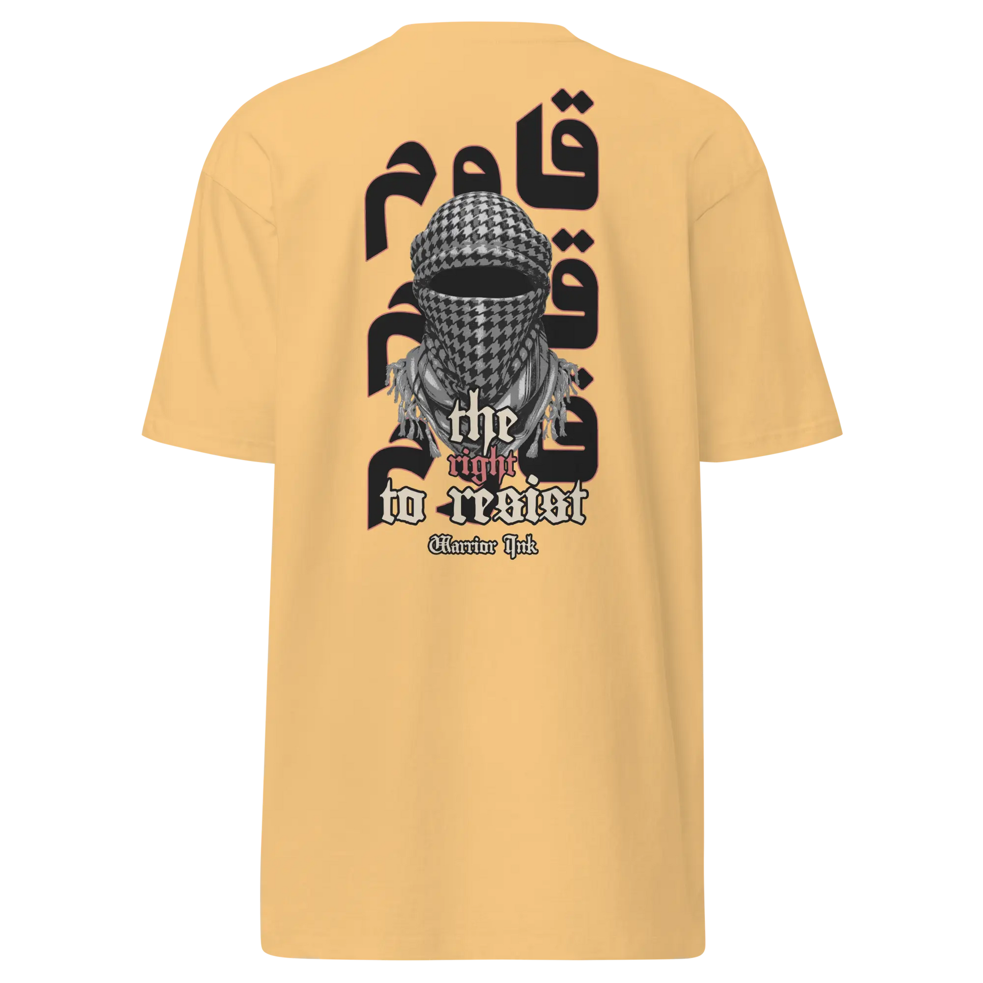 The Right To Resist Men’s Premium Tee - Palestine Warrior Ink