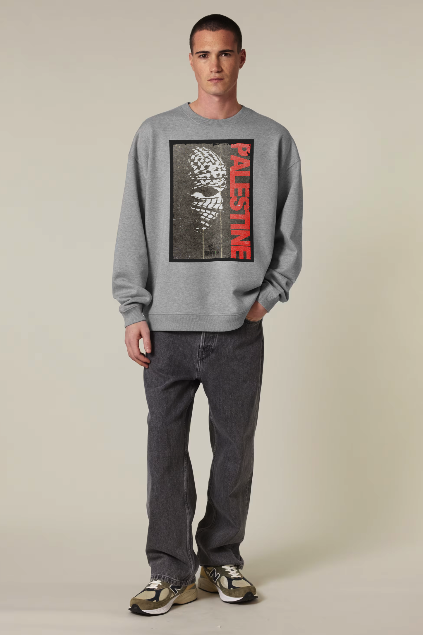 ALL FOR PALESTINE – OVERSIZED ORGANIC SWEATSHIRT