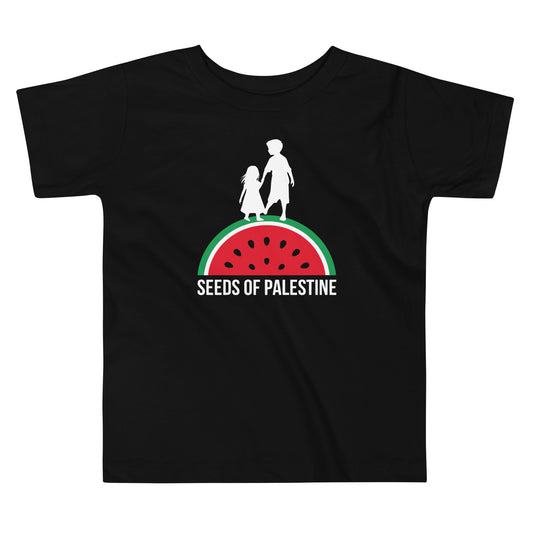 SEEDS OF PALESTINE Toddler Graphic Tee by Warrior Ink Apparel