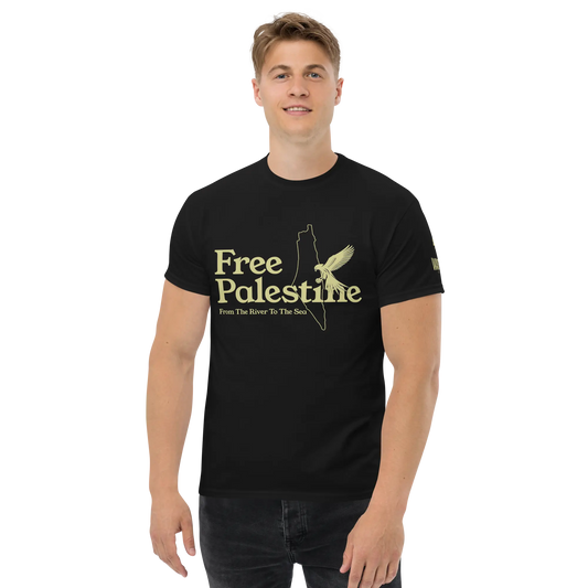 Free Palestine T-Shirt – Warrior Ink Apparel
Falcon of Resistance graphic tee
Palestinian map protest shirt by Warrior Ink