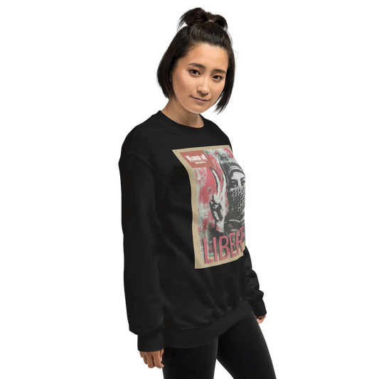 Liberty, Palestine Unisex Sweatshirt Warrior Ink