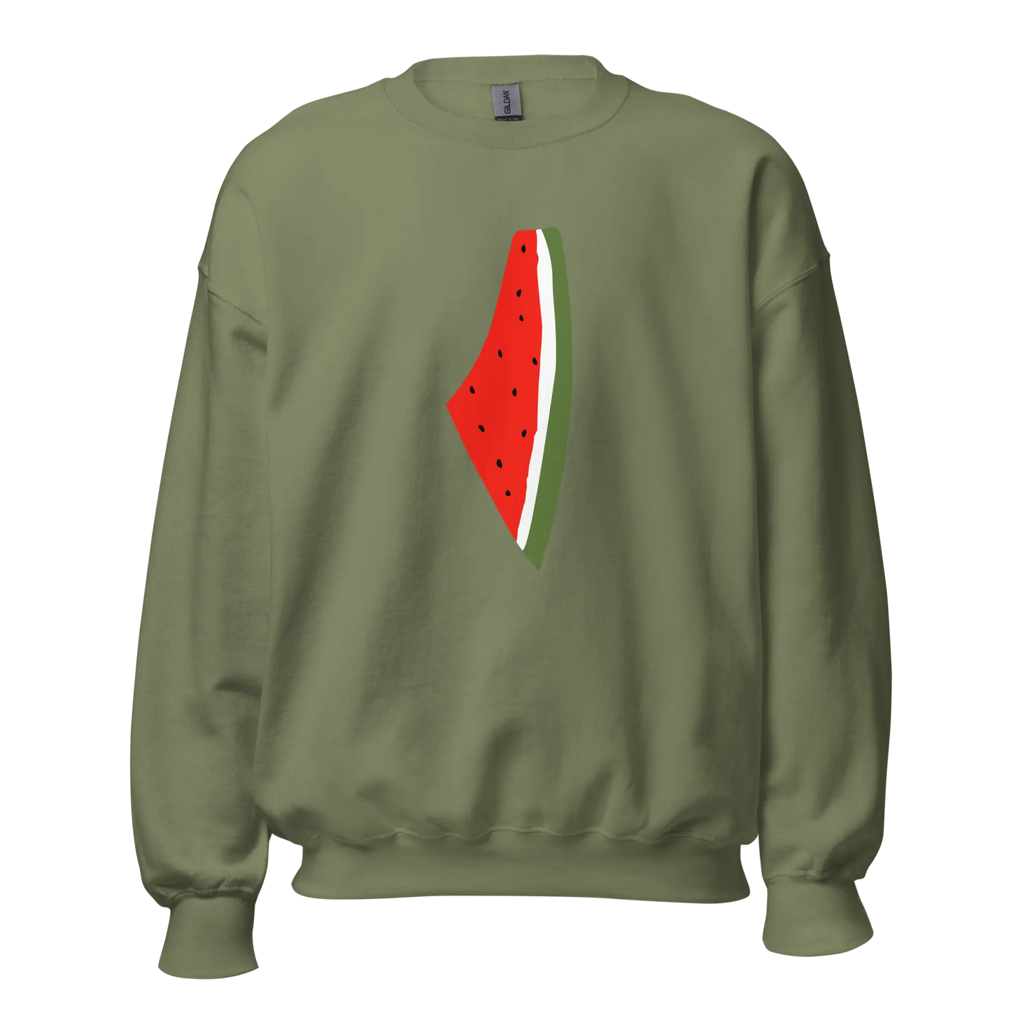 The Watermelon Unisex Sweatshirt - Palestine Warrior Ink