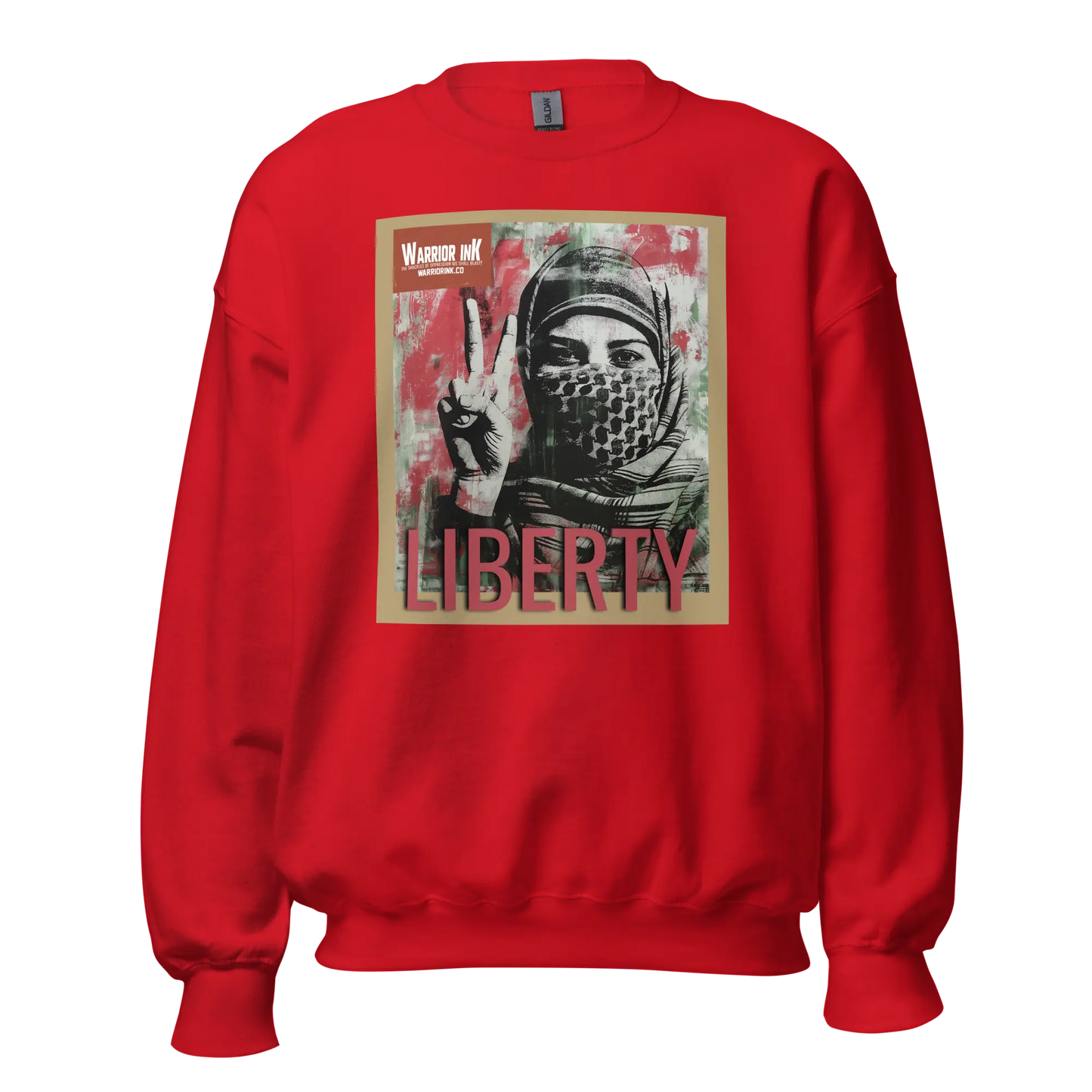Liberty, Palestine Unisex Sweatshirt Warrior Ink