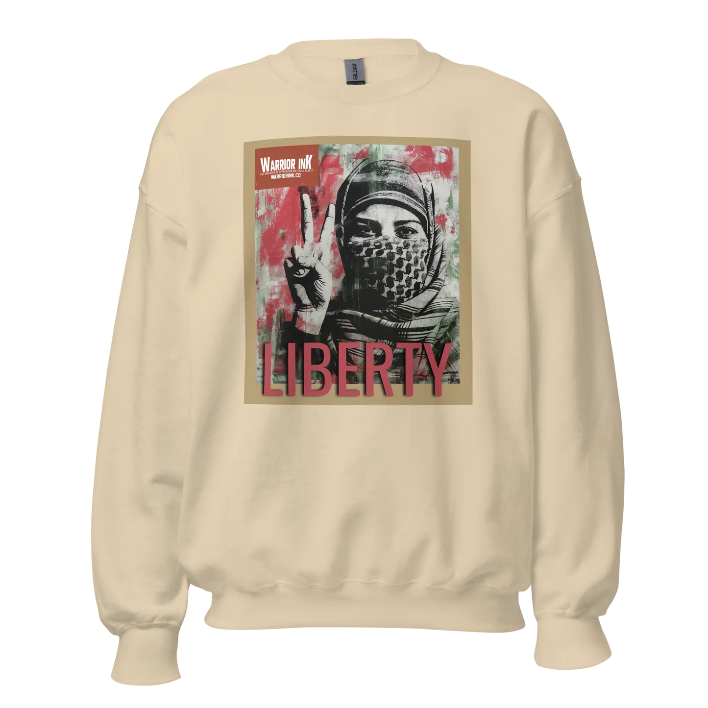 Liberty, Palestine Unisex Sweatshirt Warrior Ink