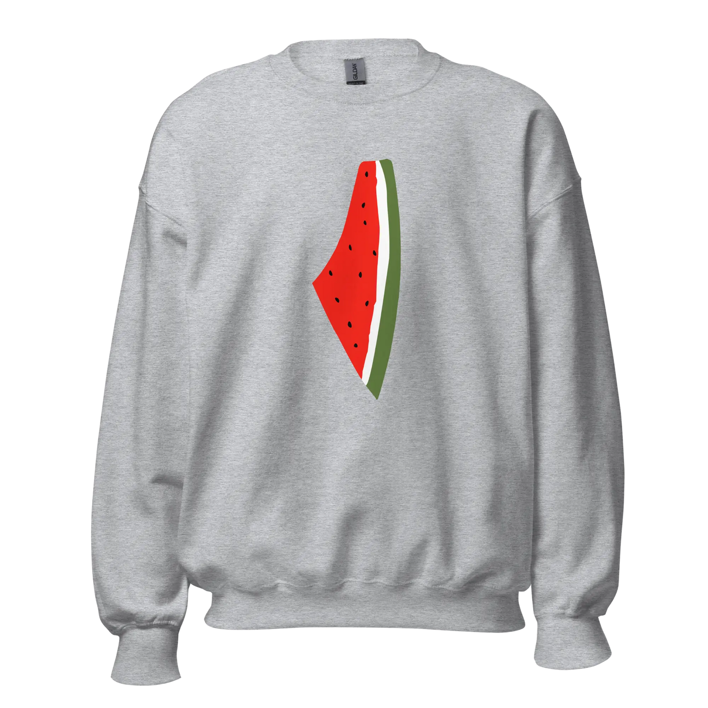 The Watermelon Unisex Sweatshirt - Palestine Warrior Ink