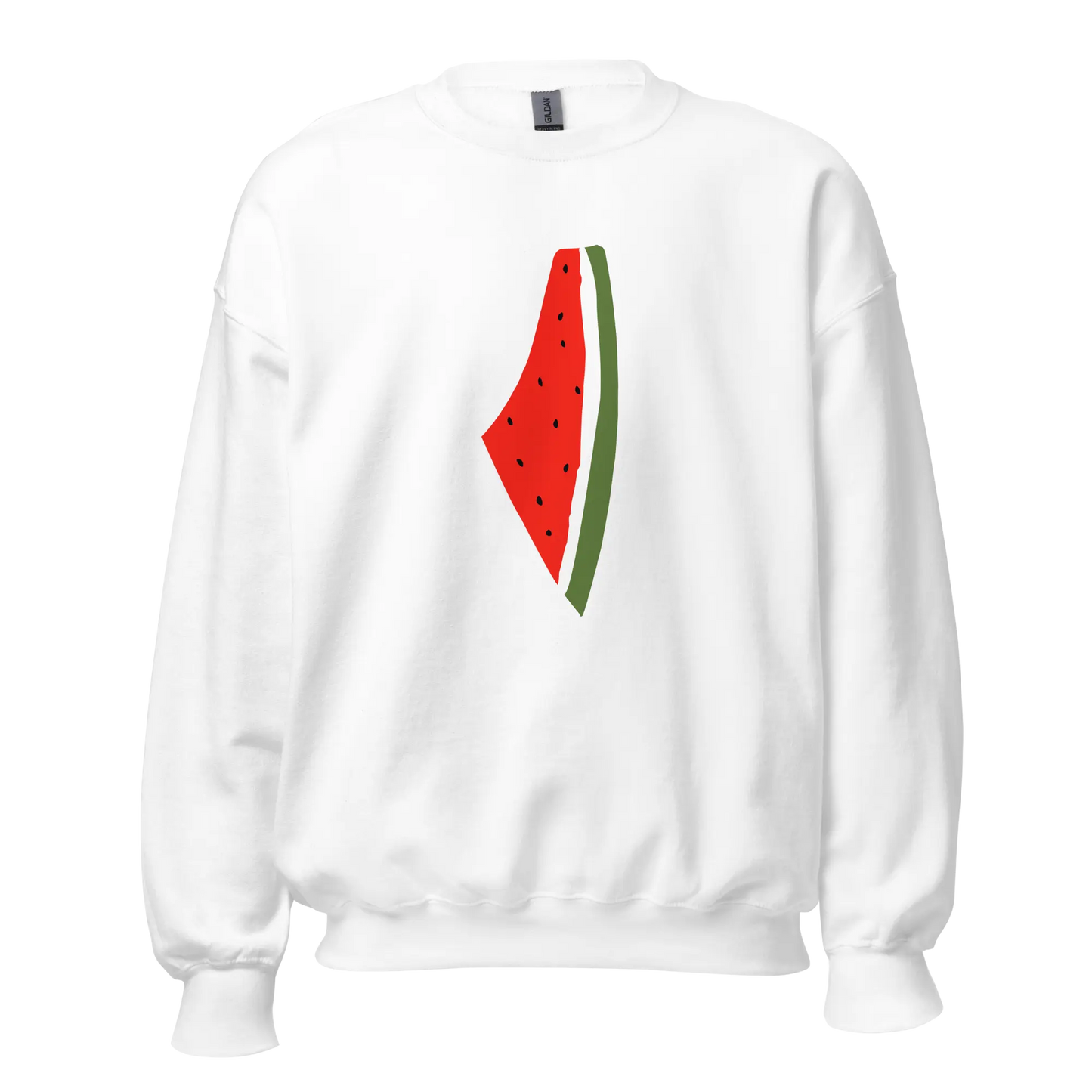 The Watermelon Unisex Sweatshirt - Palestine Warrior Ink