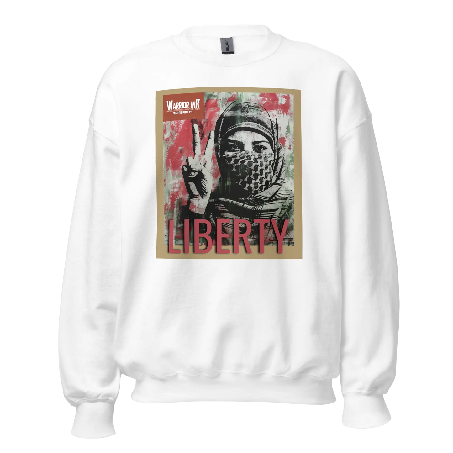 Liberty, Palestine Unisex Sweatshirt Warrior Ink