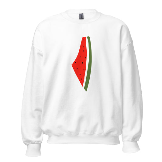 The Watermelon Unisex Sweatshirt - Palestine Warrior Ink