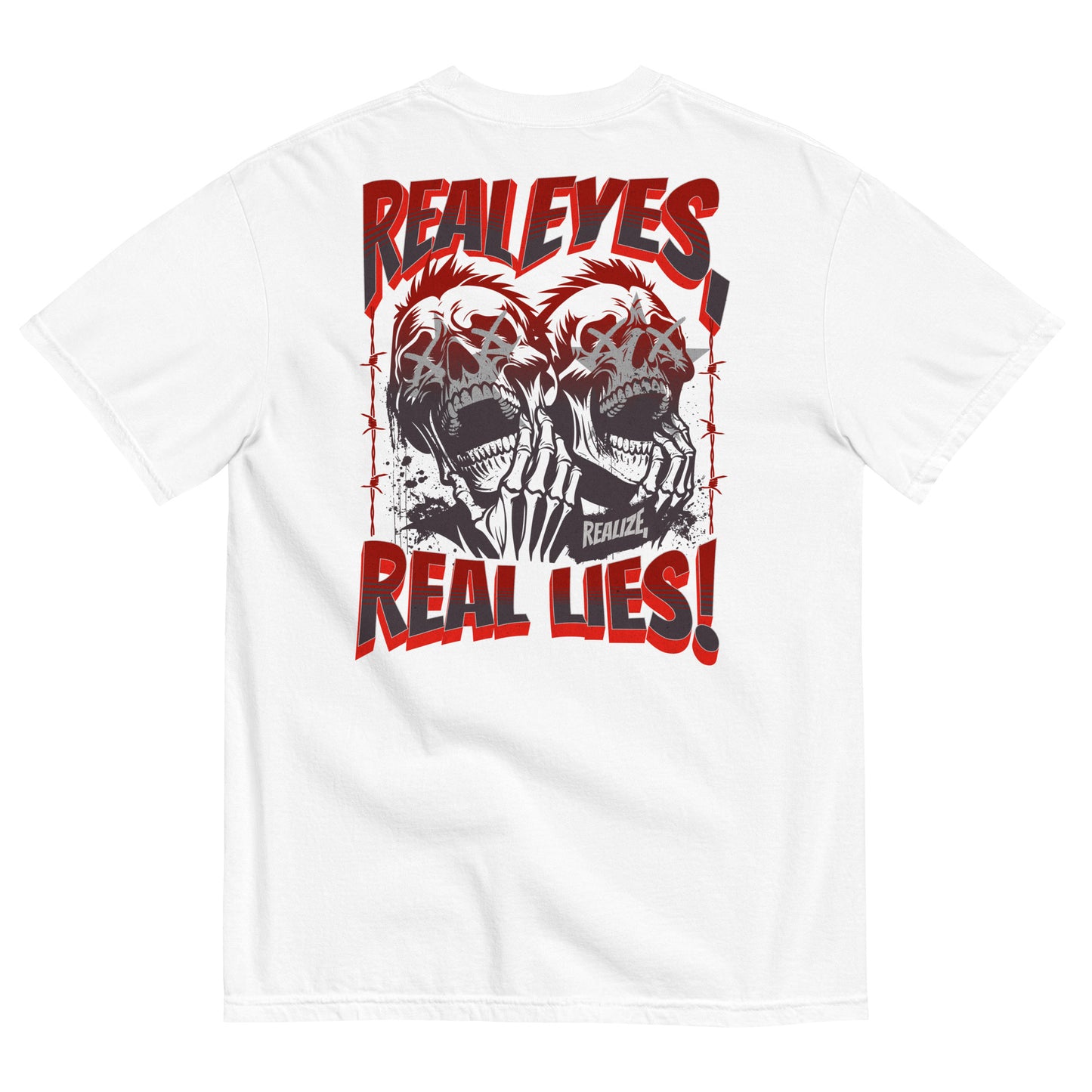 Free Palestine Real Eyes Realize Real Lies T-shirt by Warrior Ink Apparel – activist streetwear