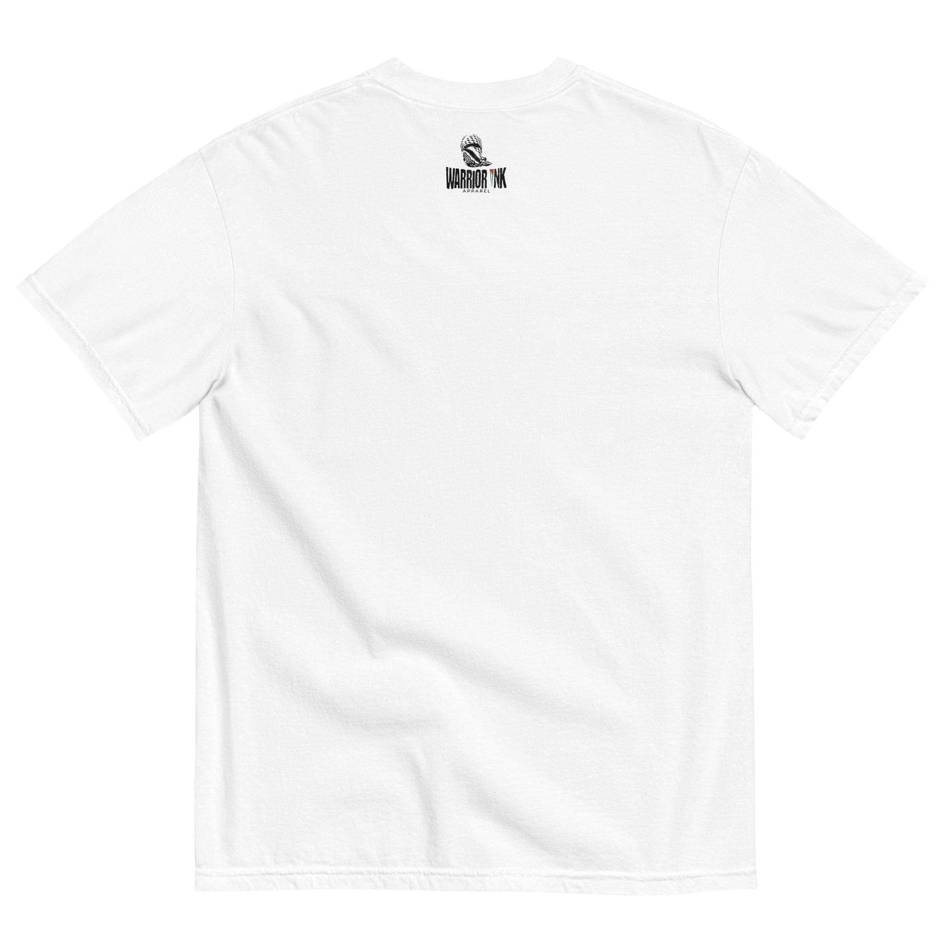 Bombing Kids Is Not Self Defence Free Palestine Heavyweight Tee by Warrior Ink Apparel