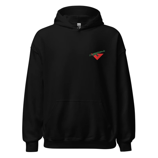 The Warrior Ink Resistance Graffiti Hoodie - Palestine Warrior Ink