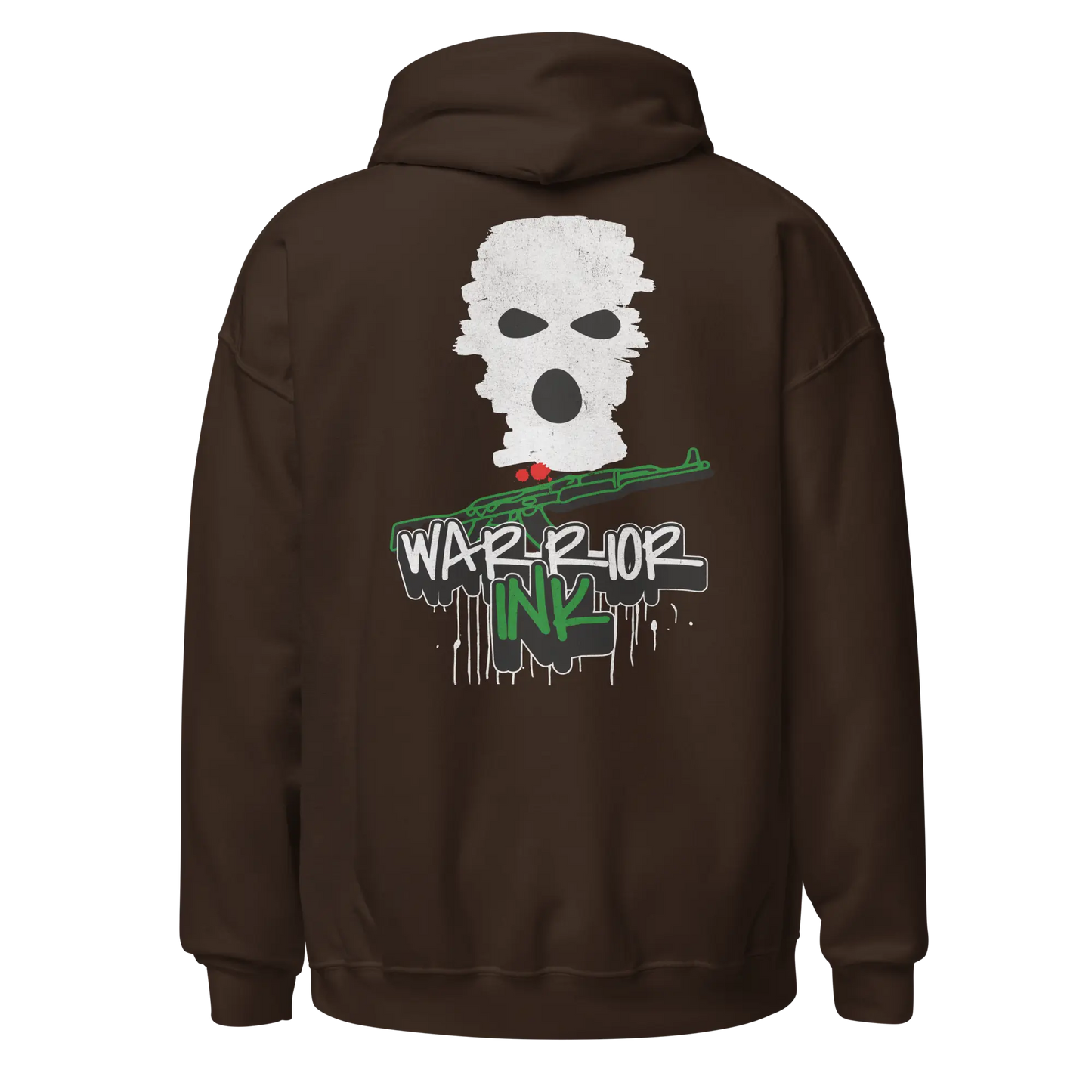 The Warrior Ink Resistance Graffiti Hoodie - Palestine Warrior Ink