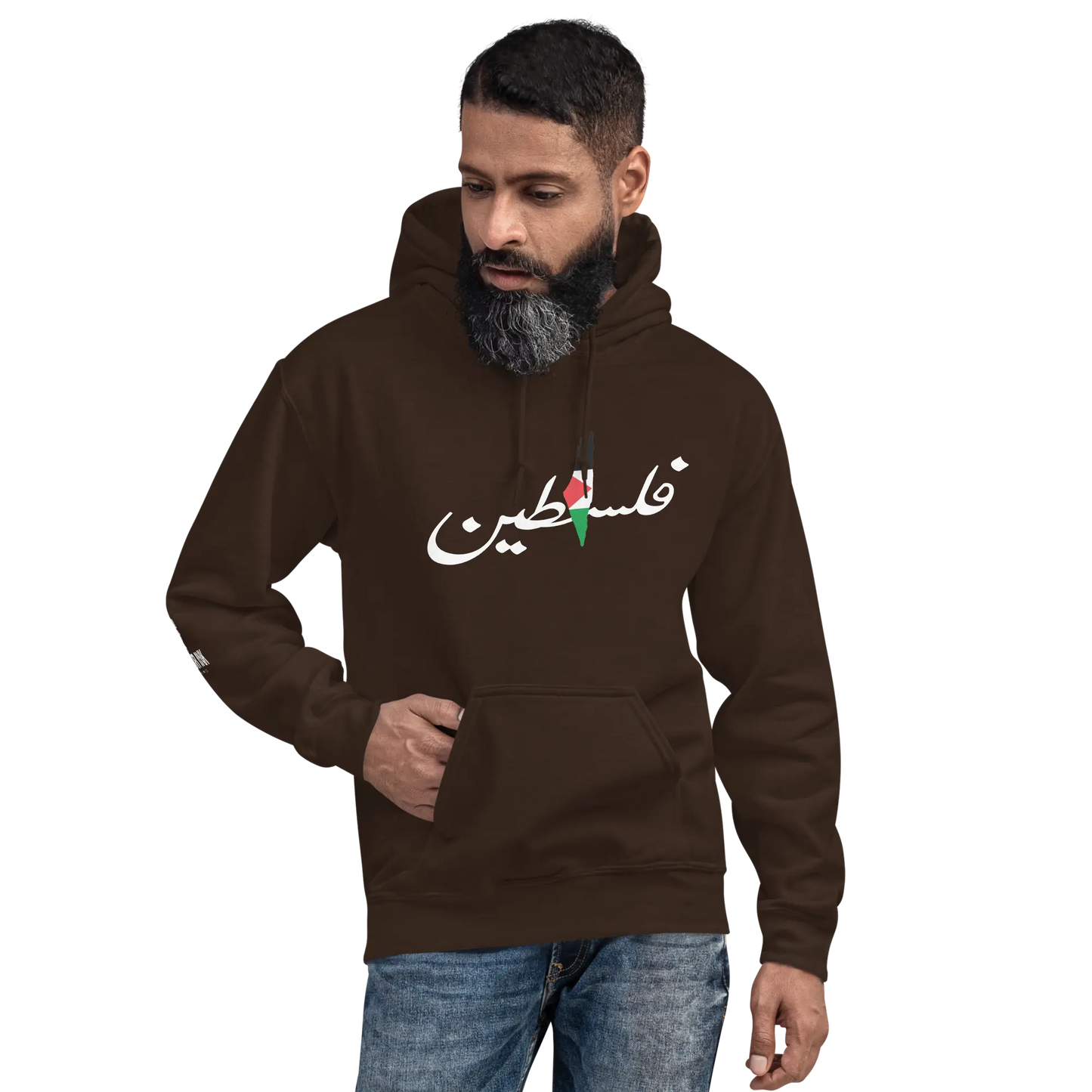 DAMI FALASTINI - MEN'S HOODIE - PALESTINE Warrior Ink